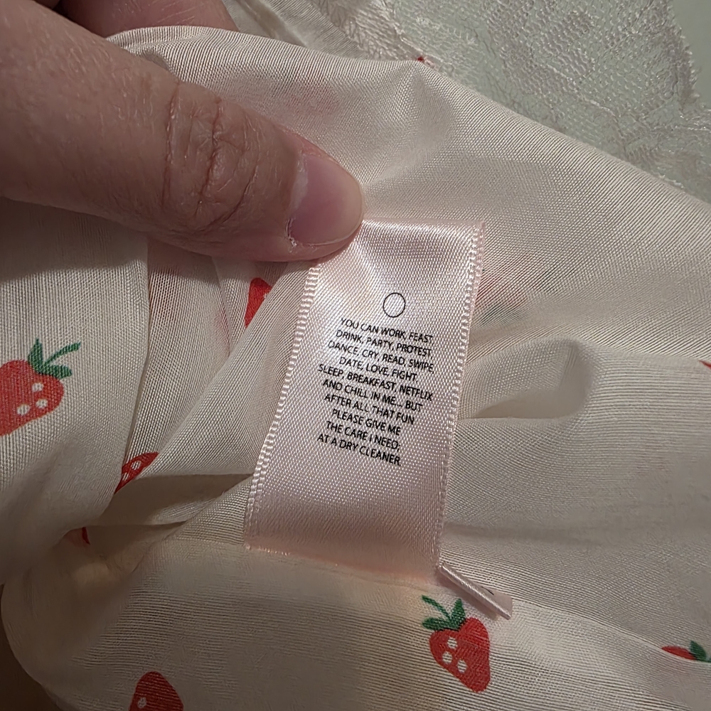 Selkie La Fraise Strawberry Shortcake Cake Shop Mini Dress - 1X - NWT - Picture 11 of 12